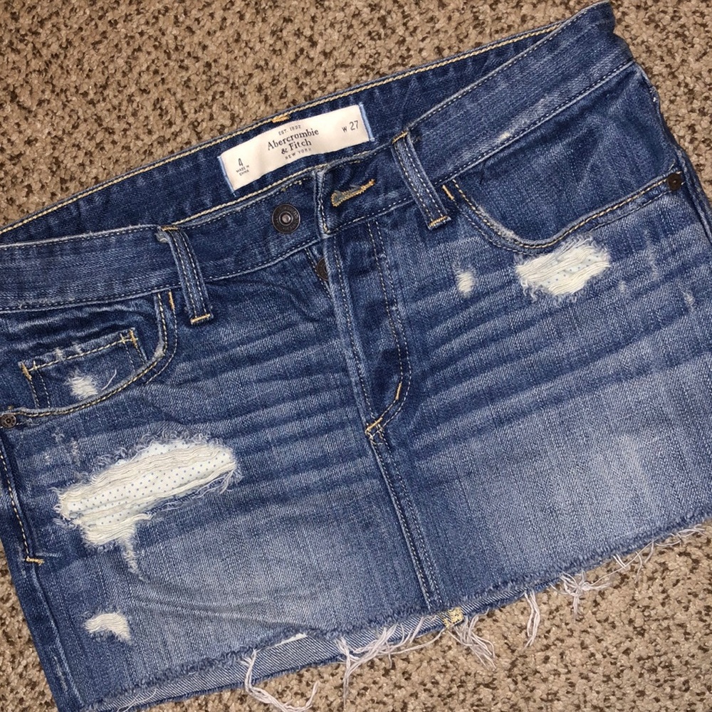 Abercrombie & Fitch Jean Skirt